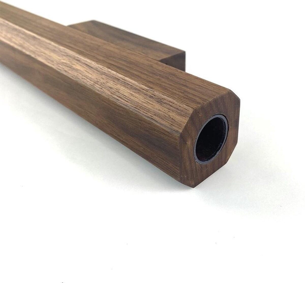 Wandvase aus Holz - Nussbaum