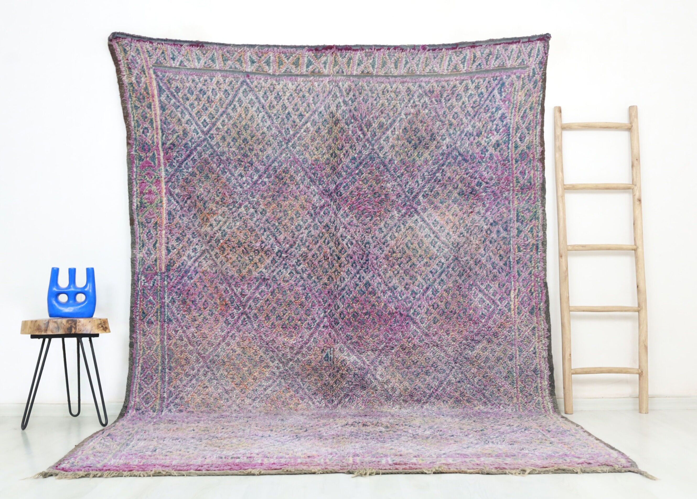 Alfombra marroquí vintage Ittu 205 cm x 303 cm