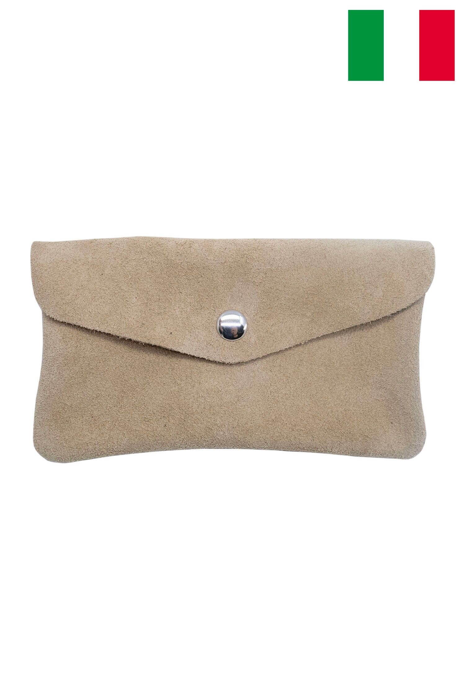 Große Geldbörse aus Wildleder Made in Italy ITG-DAIM