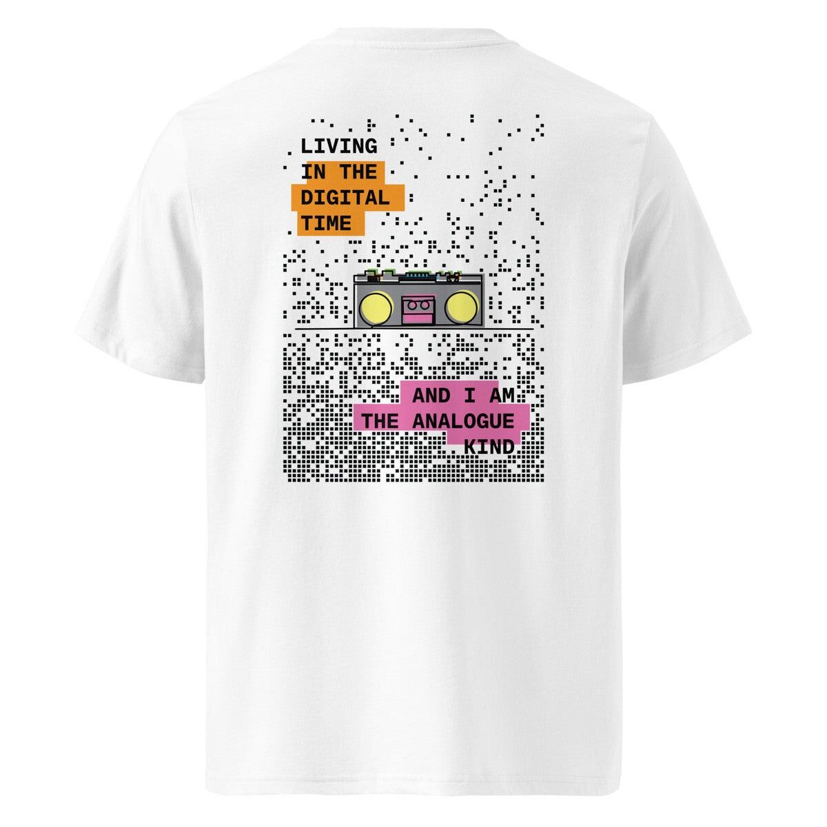 T-shirt en coton bio Boombox Digital Time x Analog Kind