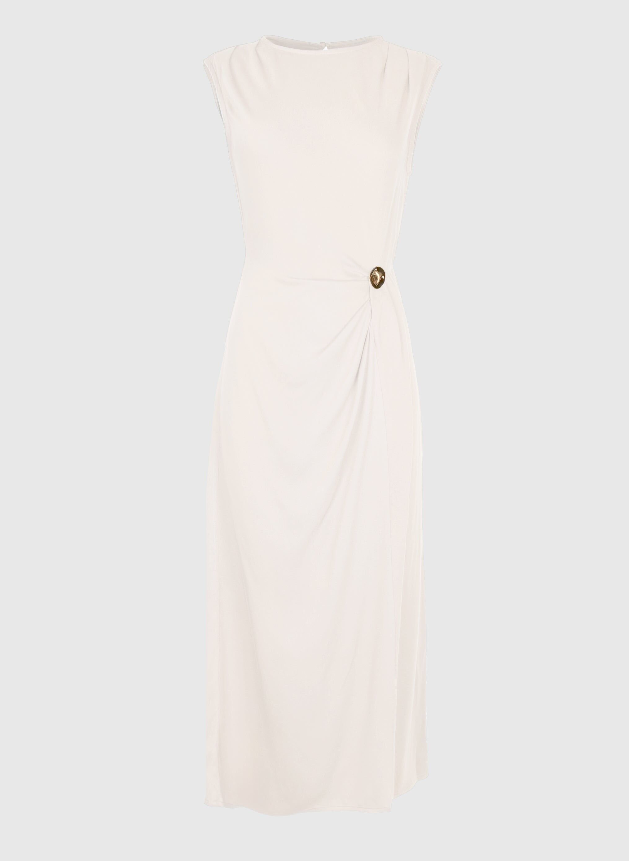 MALEONY LANGES KLEID ecru