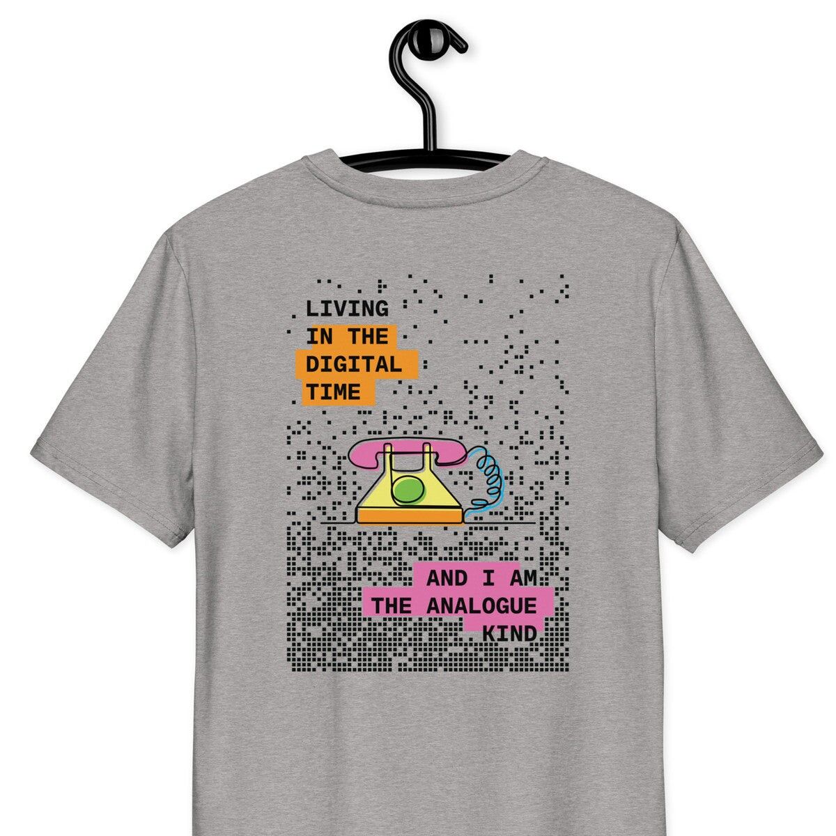 T-shirt en coton bio « Phone Digital Time x Analog Kind »