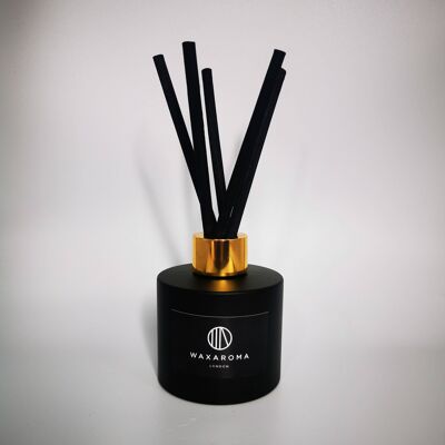 Black Orchid Diffuser__Glass / Silver