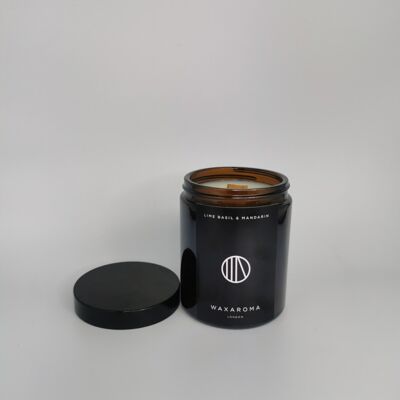 Bougie Citron Vert Basilic & Mandarine__Ensemble de Six Bougies chauffe-plat / Normal