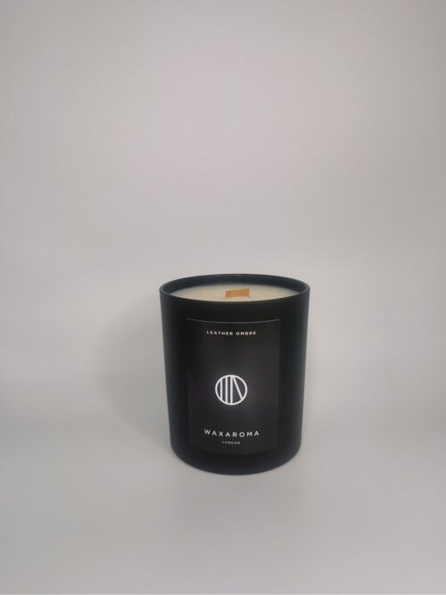 Leather Ombre Candle__Set of Six Tealights / Normal