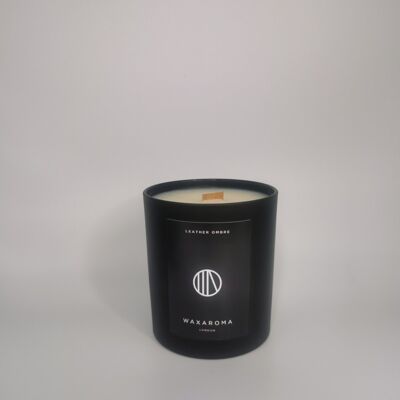 Leather Ombre Candle__Set of Six Tealights / Normal