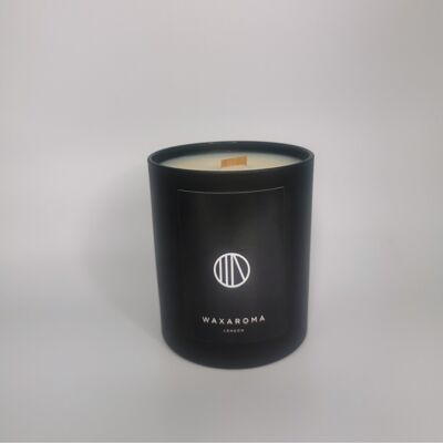Woodsmoke & Leather Candle__Set mit sechs Teelichtern / Normal