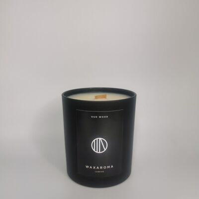 Oud Wood Candle__Set of Six Tealights / Normal