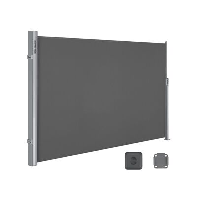 Store latéral 180 x 300 cm gris fumé