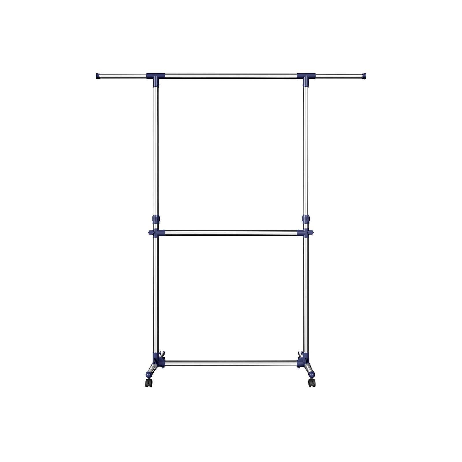 Portant à vêtements sur roulettes 2 Roden - 198 cm