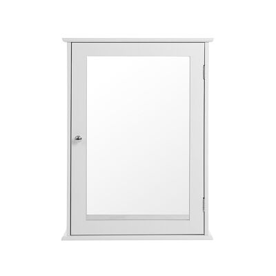 Mobiletto da bagno con specchio - 41 x 14 x 60 cm