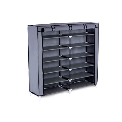 Scarpiera con coperchio 115 cm grigio
