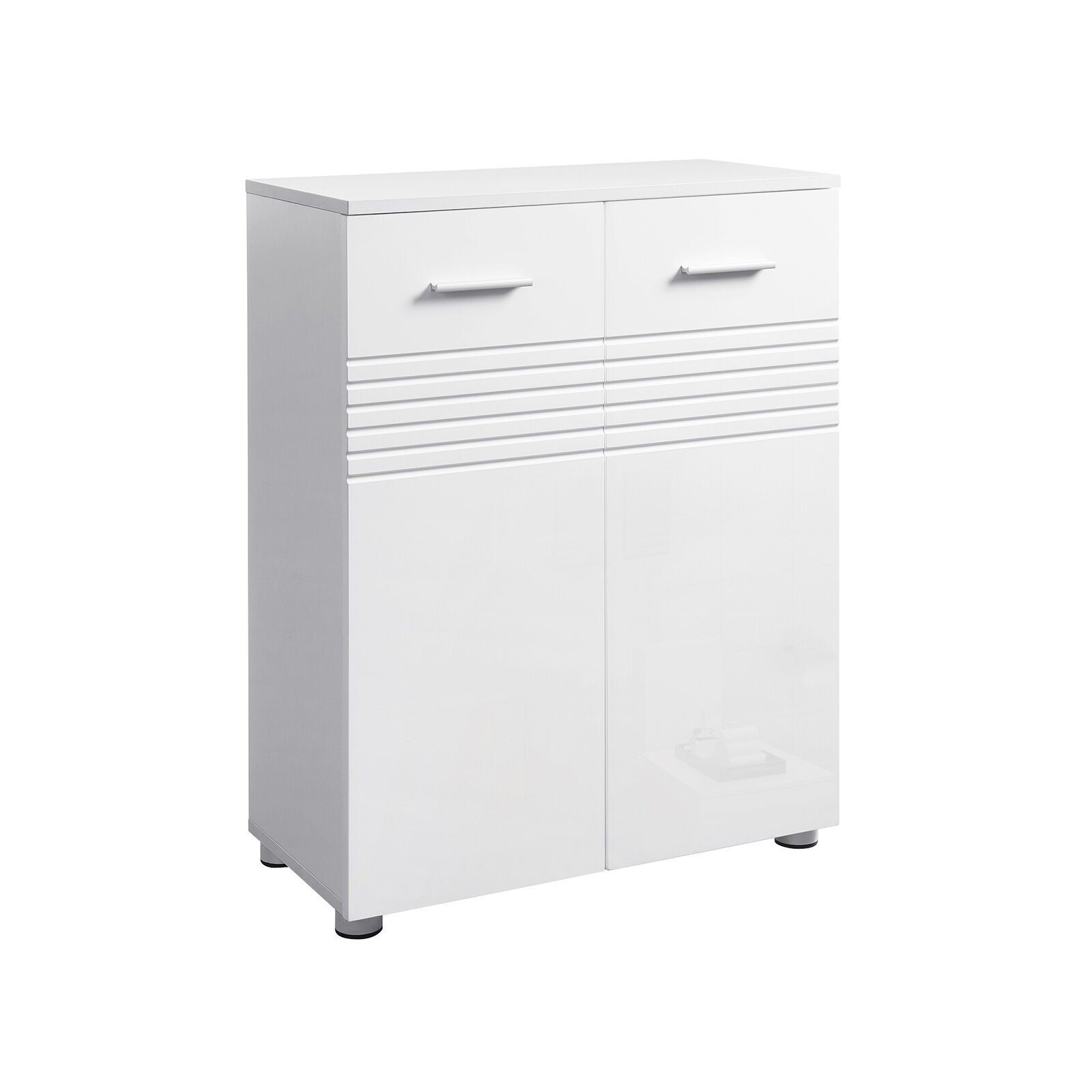 Meuble de salle de bain « Modern Notches » - 60 x 30 x 80 cm