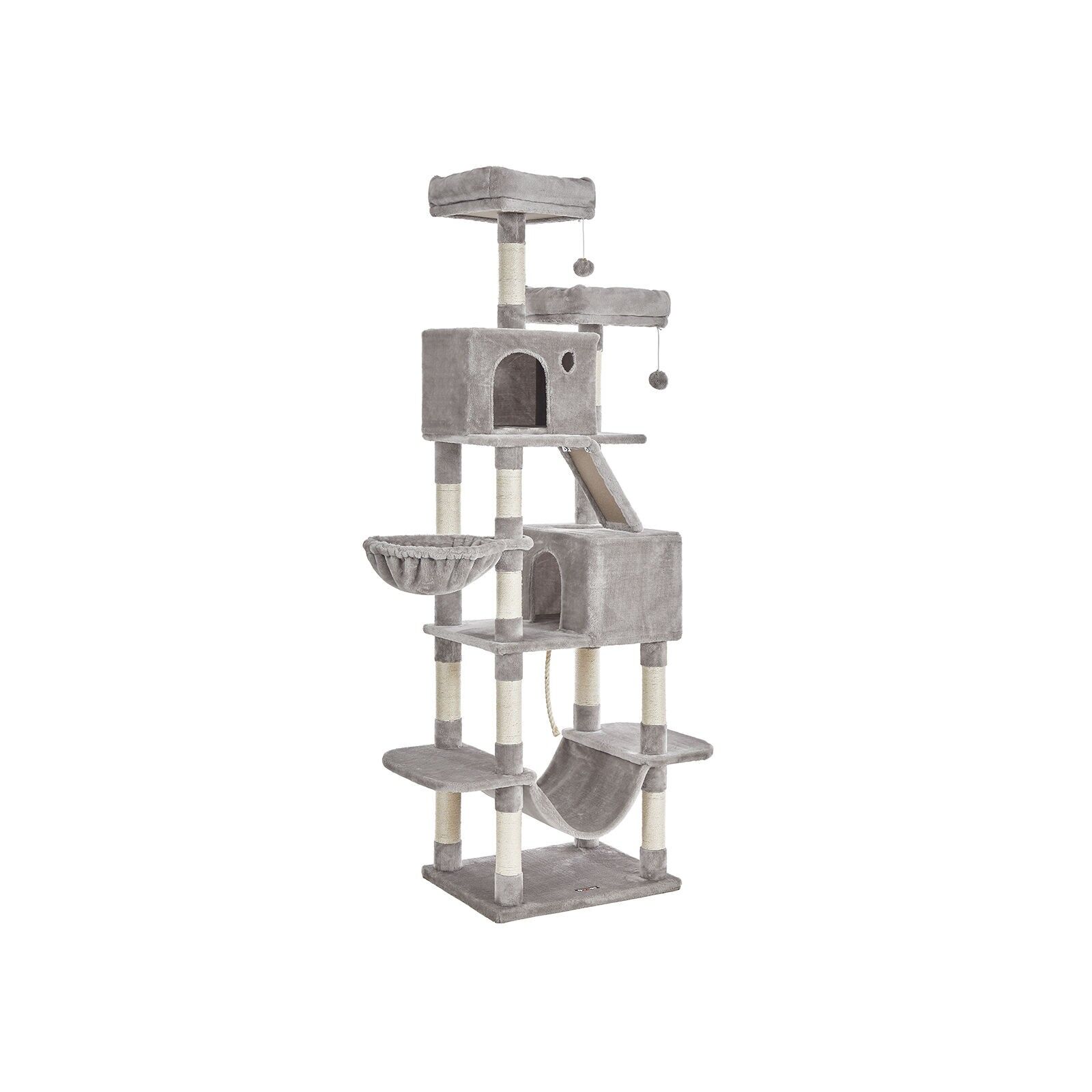 Cat tree light grey XXL - 206 cm