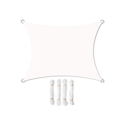 Parasol 2 x 3 m blanc