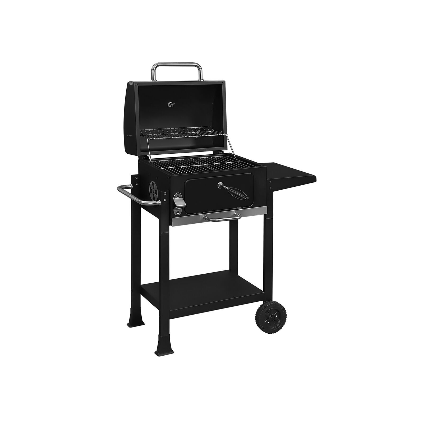 Barbecue trolley black - 118 x 35 x 80 cm