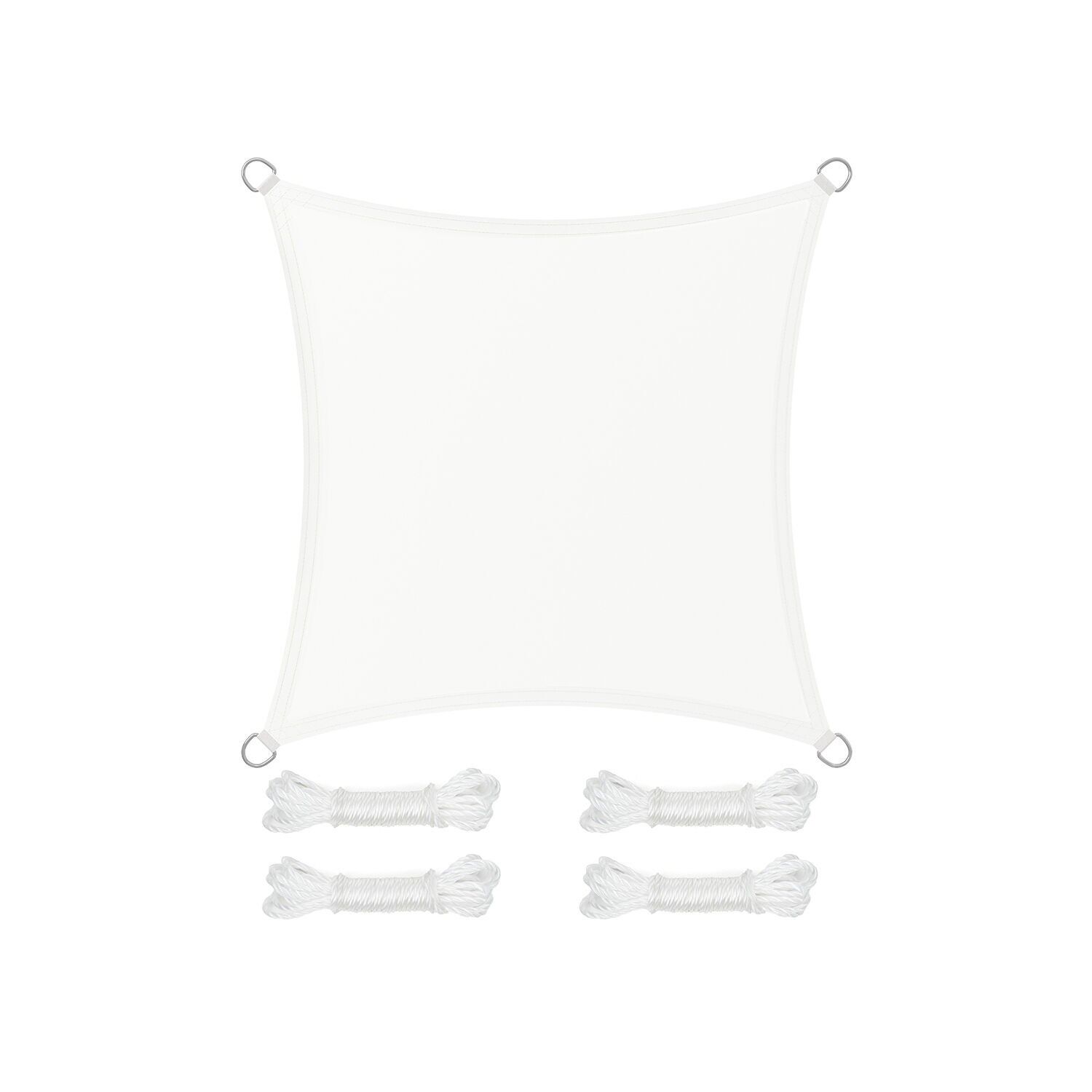 Vela parasole 3 x 4 m protezione UV 93% marrone dritto