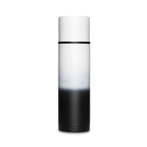 Double wall insulated Flask Thermos ‘Black & White’