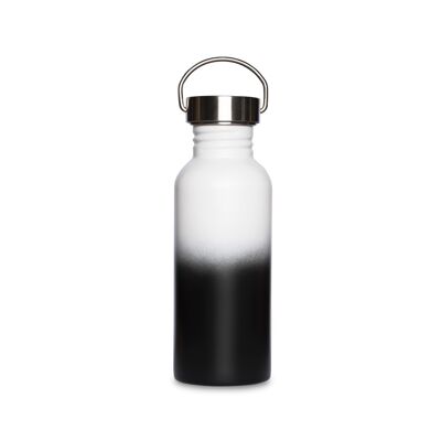 Botella de agua Urban de pared simple - Botella 'Black & White'