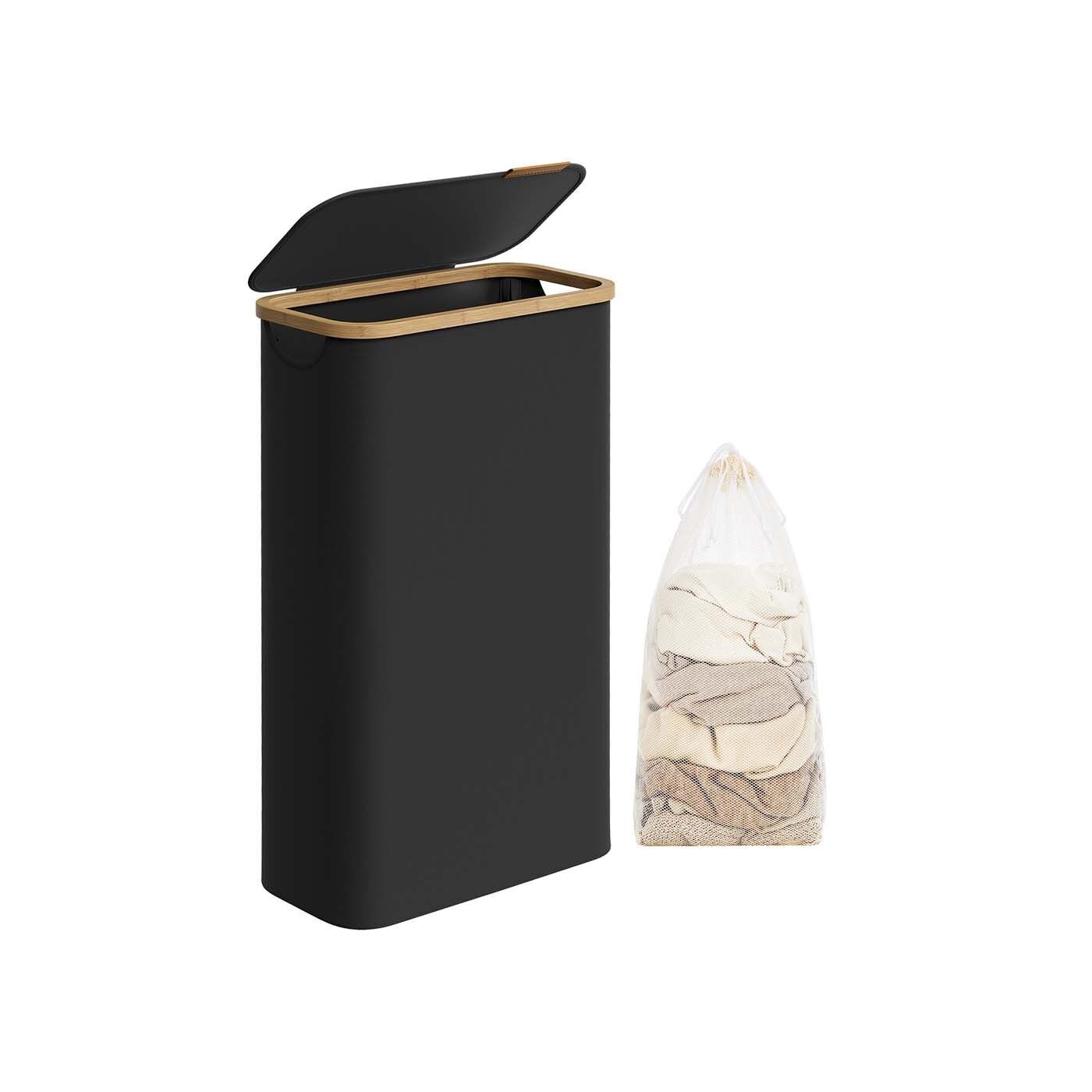 Lavatrice 65 L con coperchio 42 x 22,5 x 70,5 cm nero sfumato