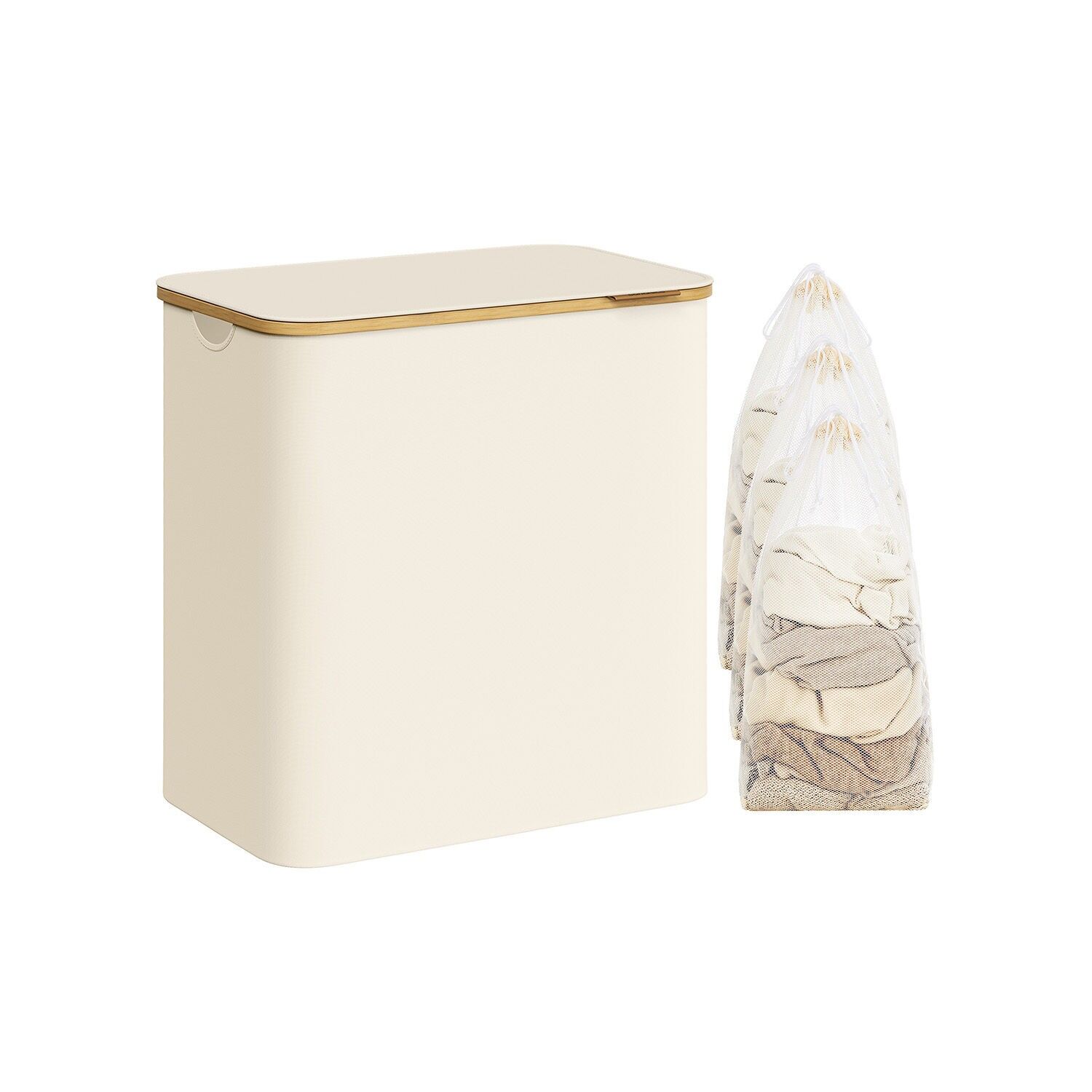 Cesto portabiancheria con coperchio 150 litri - 60 x 38,5 x 70,5 cm