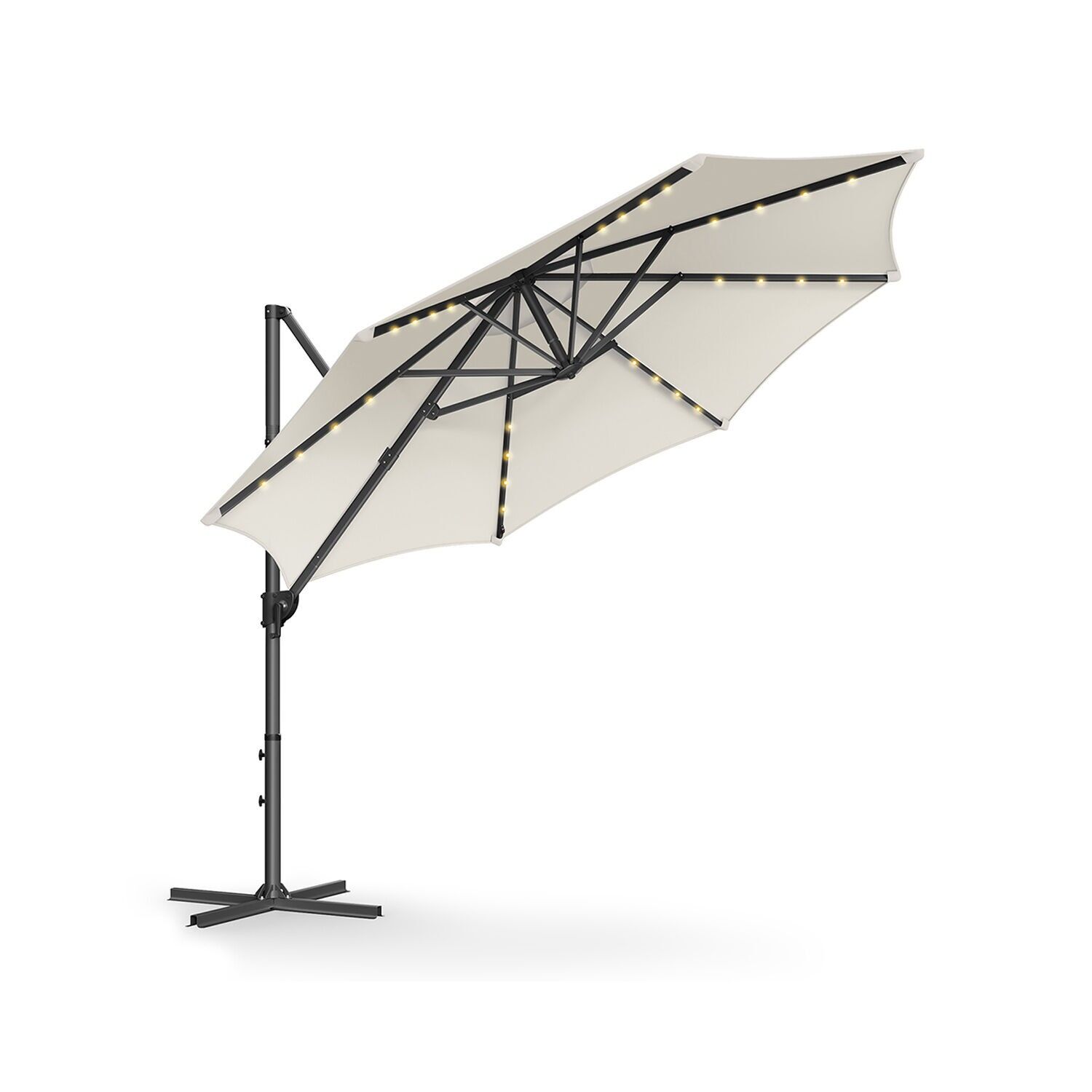 Ombrellone UPF 50+ girevole 360° - 300 cm