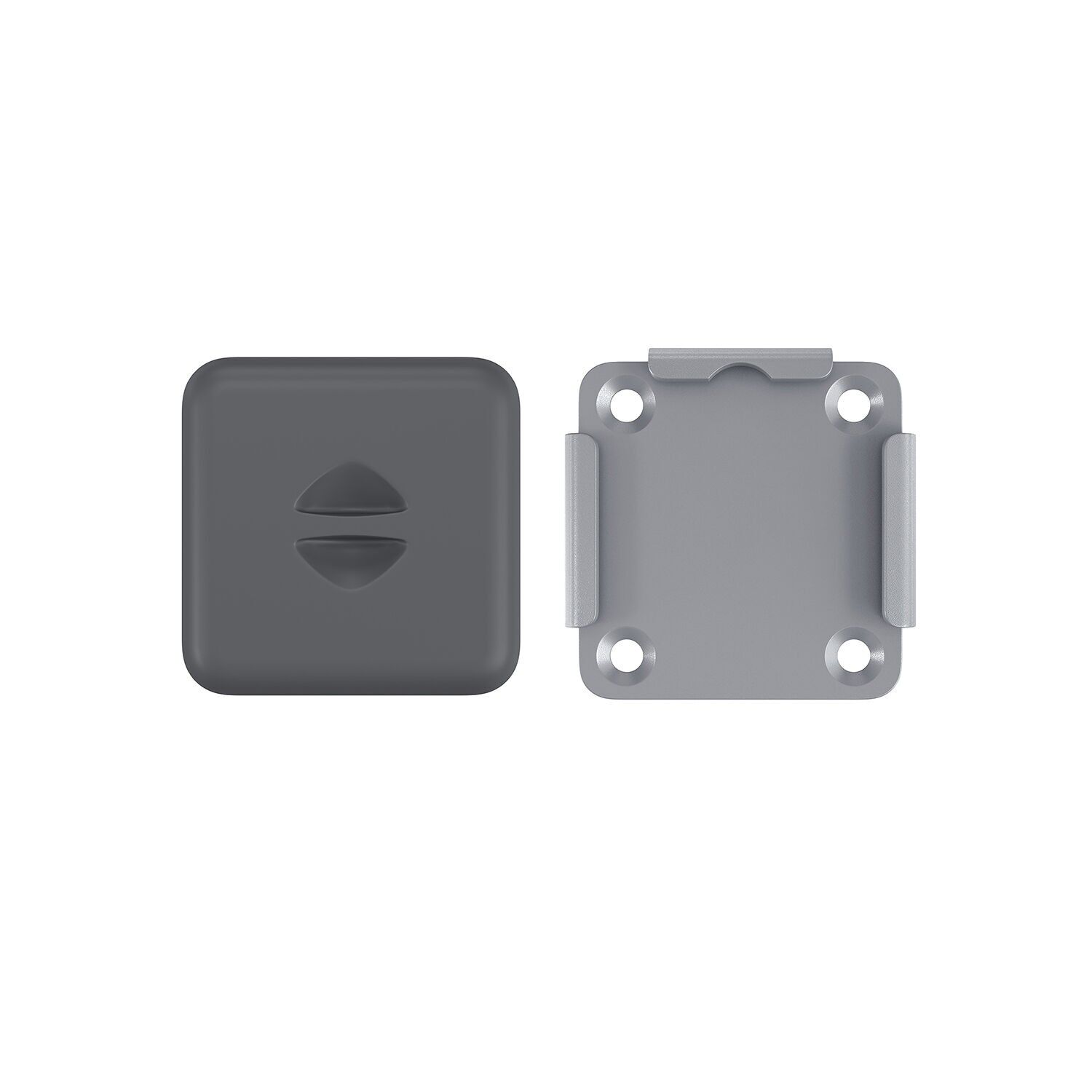 Supporto a terra per pali per tende da sole laterali, adatto per tende da sole laterali con pali in acciaio - 9,6 x 9,6 x 1,3 cm