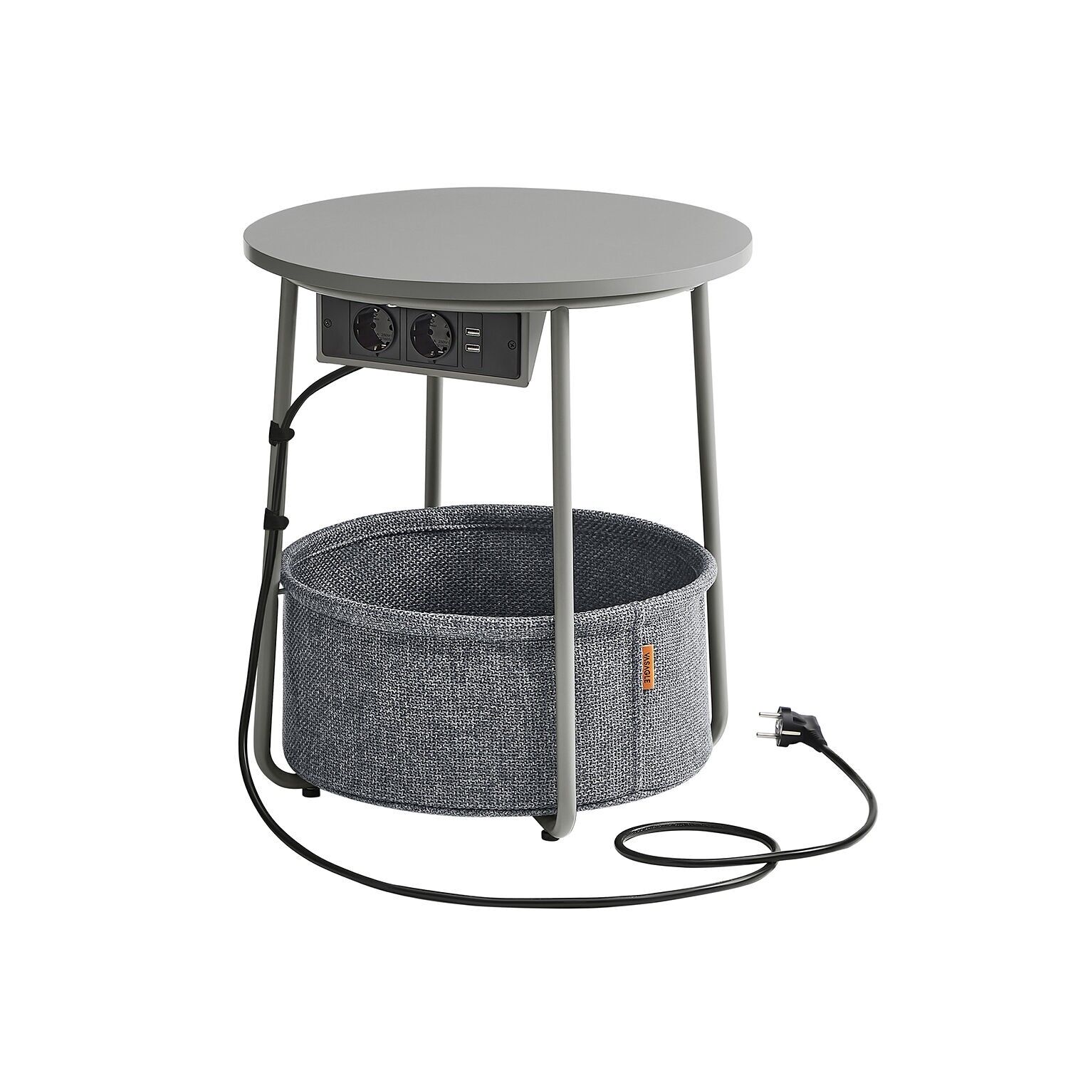 Splendidamente realizzato con cassettiera e cassetto integrato in grigio-ardesia - 45 x 50 cm