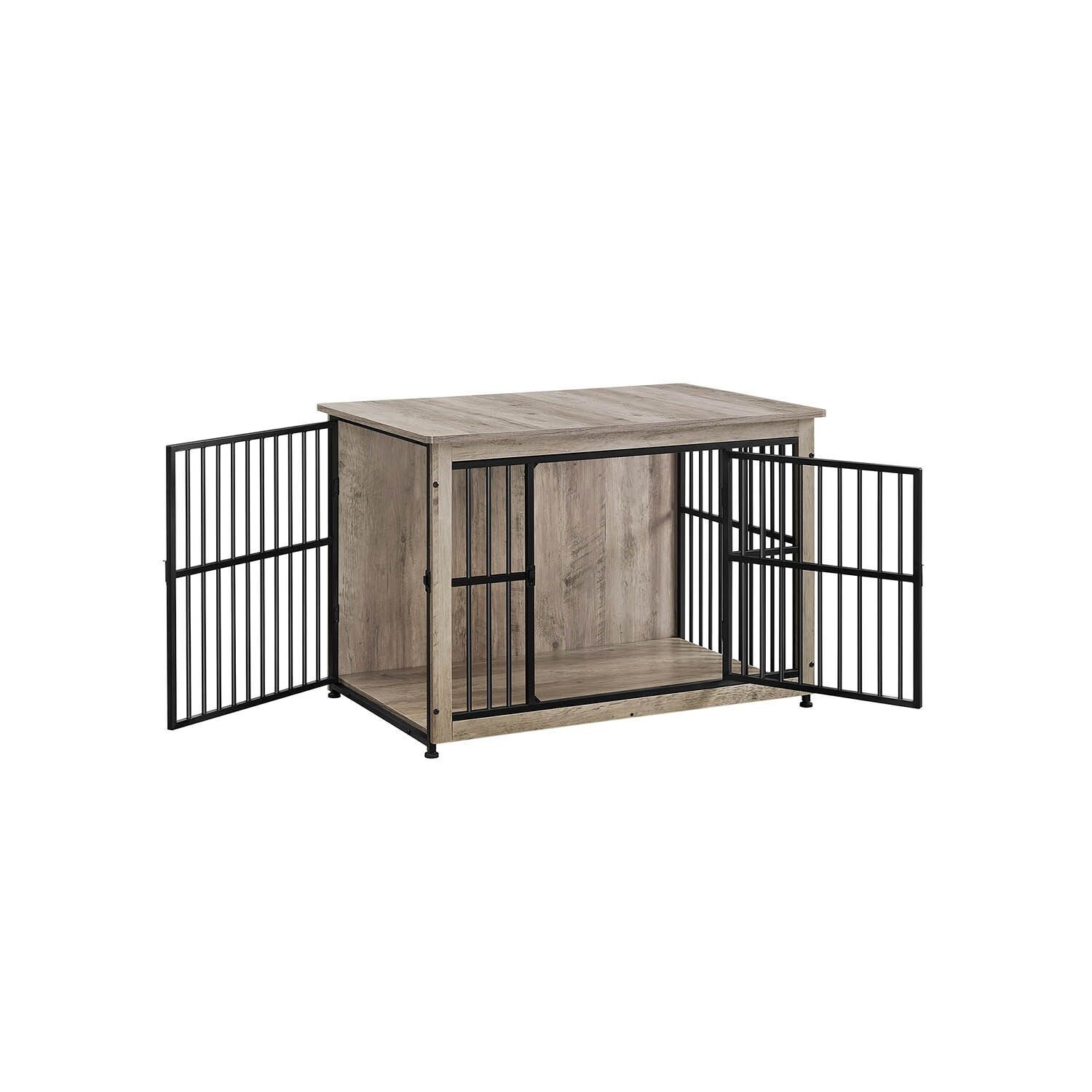 Gabbia per cani fino a 32 kg con 2 porte - 98 x 65 x 69 cm 1 pz.