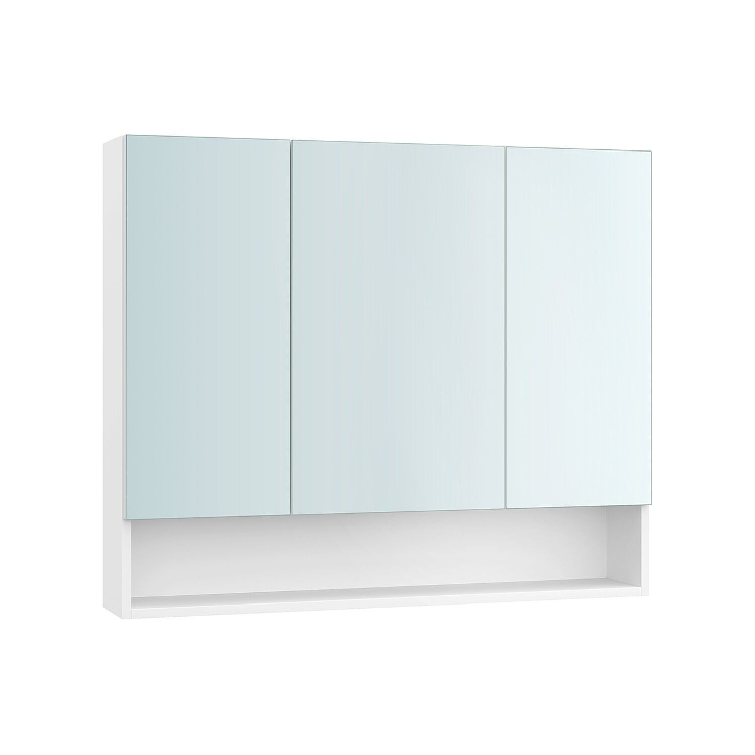 Mobile bagno con 3 colonne 16,5 x 90 x 75 cm bianco nuvola