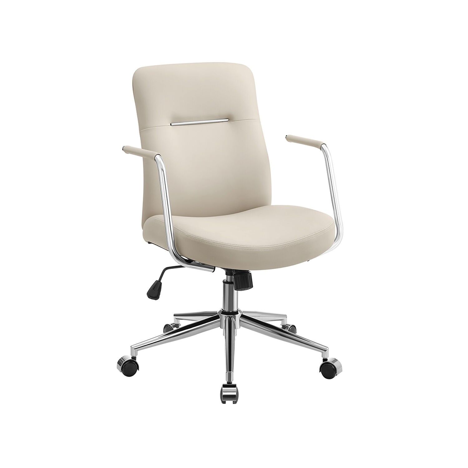 Scrivania con schienale e seduta curva color cappuccino - 51 cm