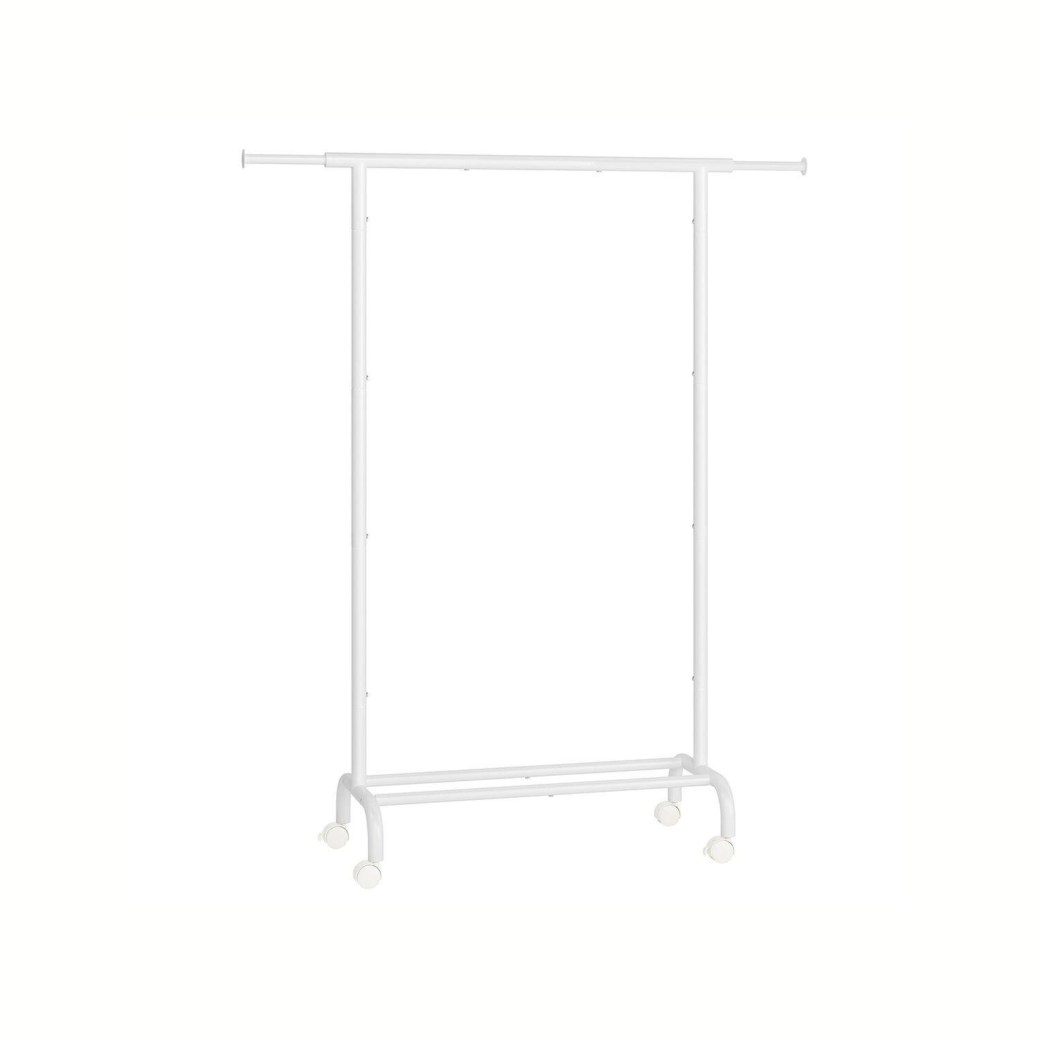 Supporti colorati su ruote fino a 45 kg di capacità di carico bianco nuvola - 156 cm