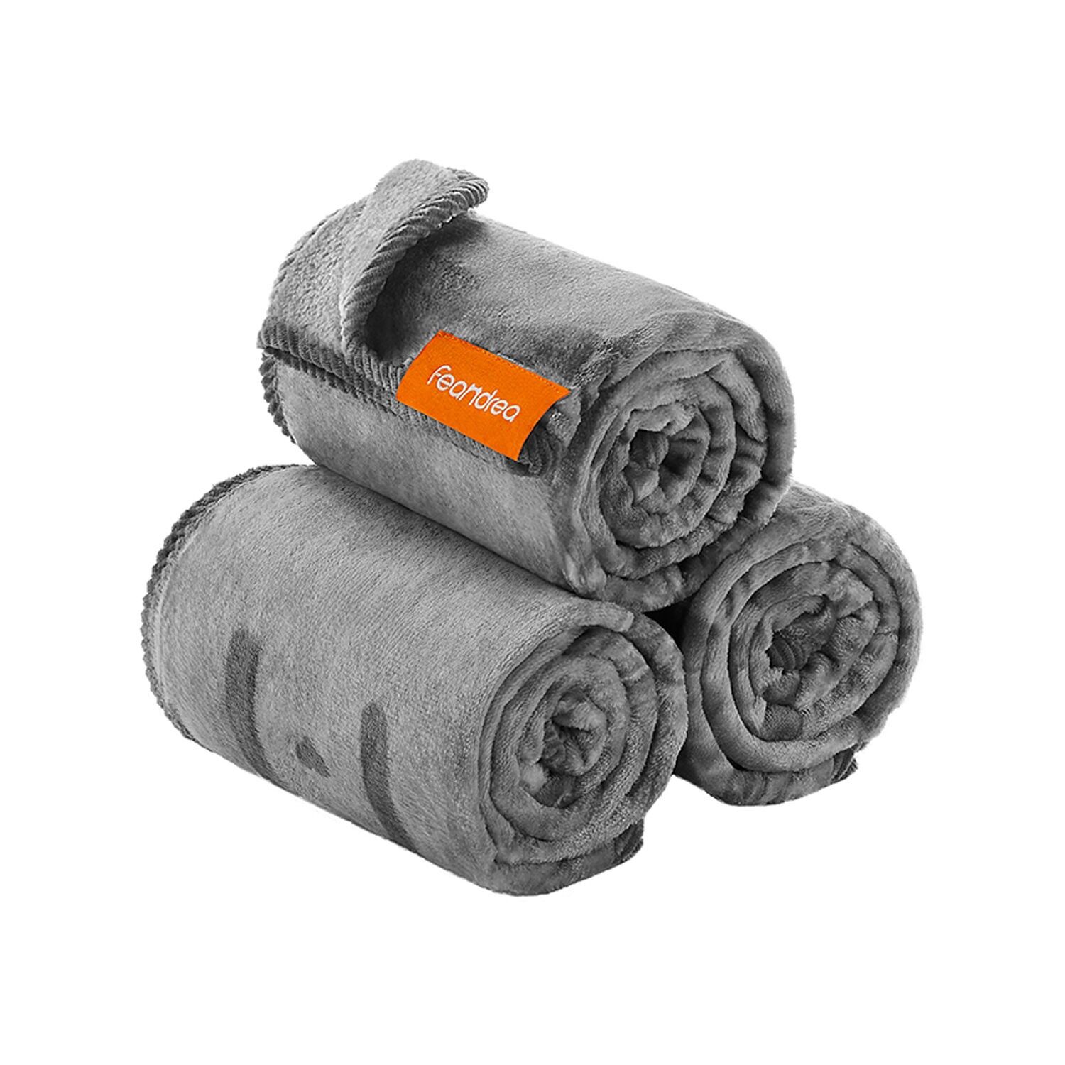 Set di coperte per cani con 3M lavabile grigio ardesia - 73 x 63 cm