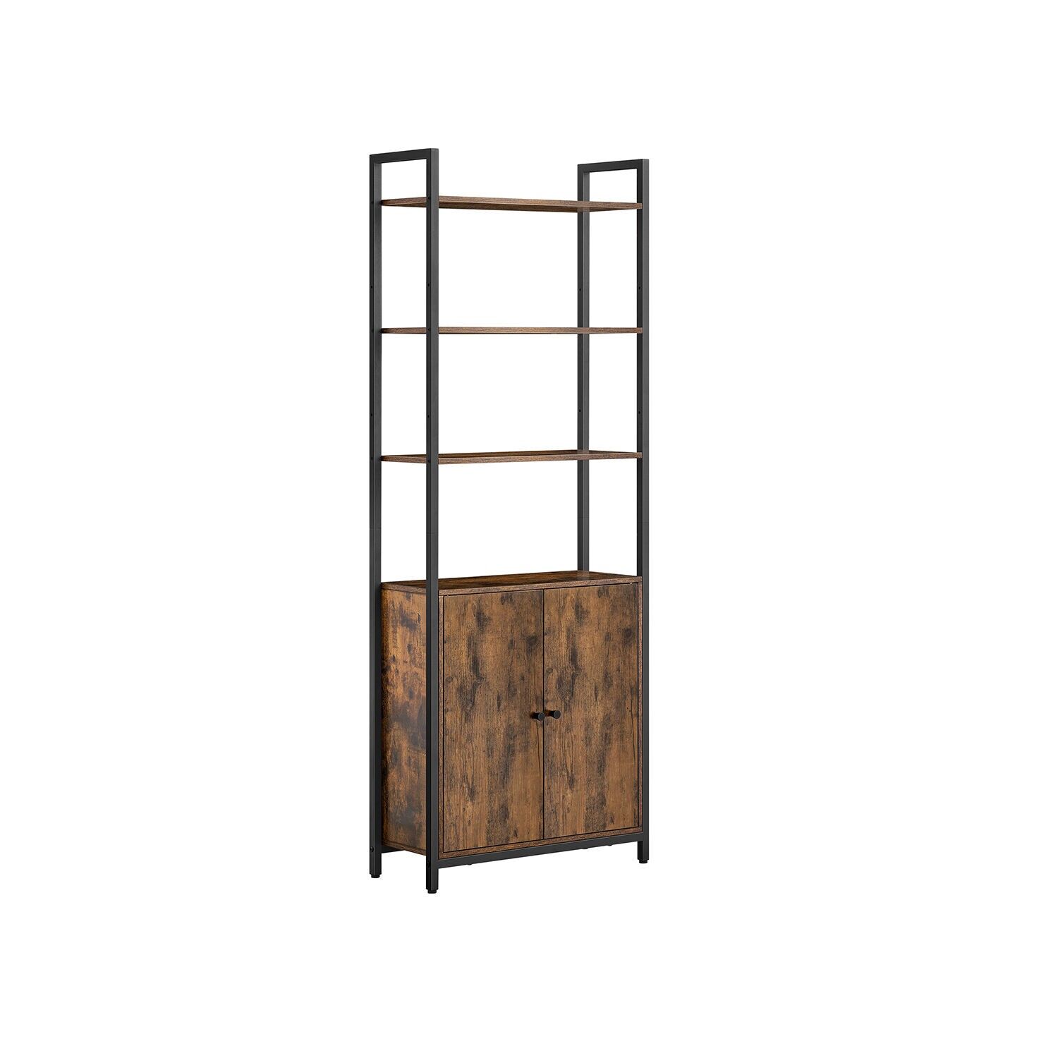 Libreria 24 x 60 x 159,5 cm marrone vintage tinto nero