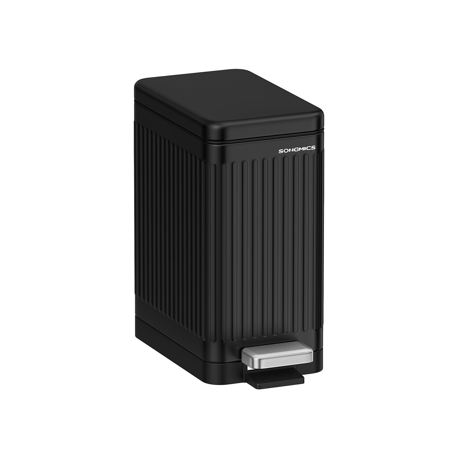 Contenitore per cosmetici da 10 litri con coperchio nero - 33,5 x 16,8 x 34,5 cm