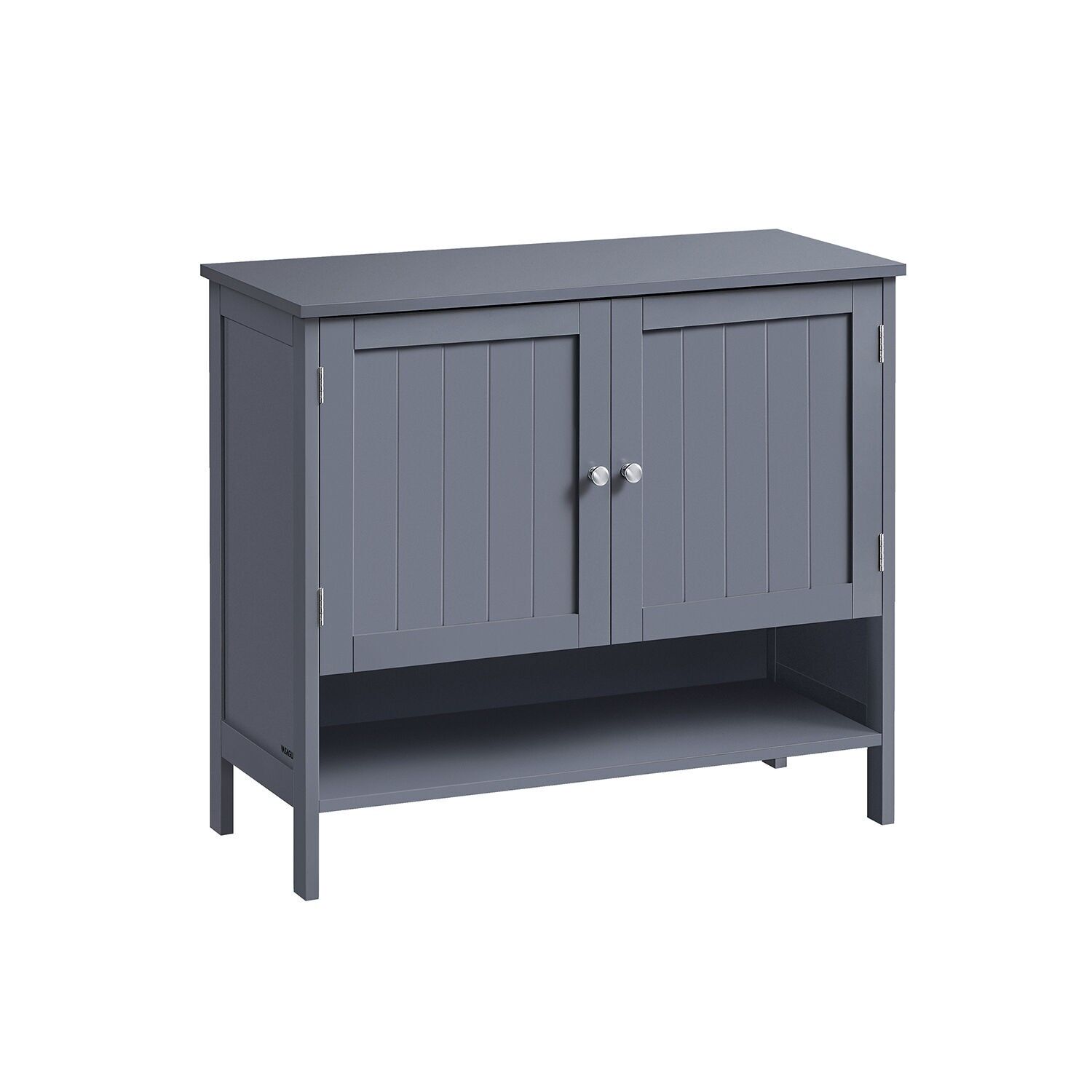 Scarpiera stile country 35 x 80 x 70 cm grigio ardesia