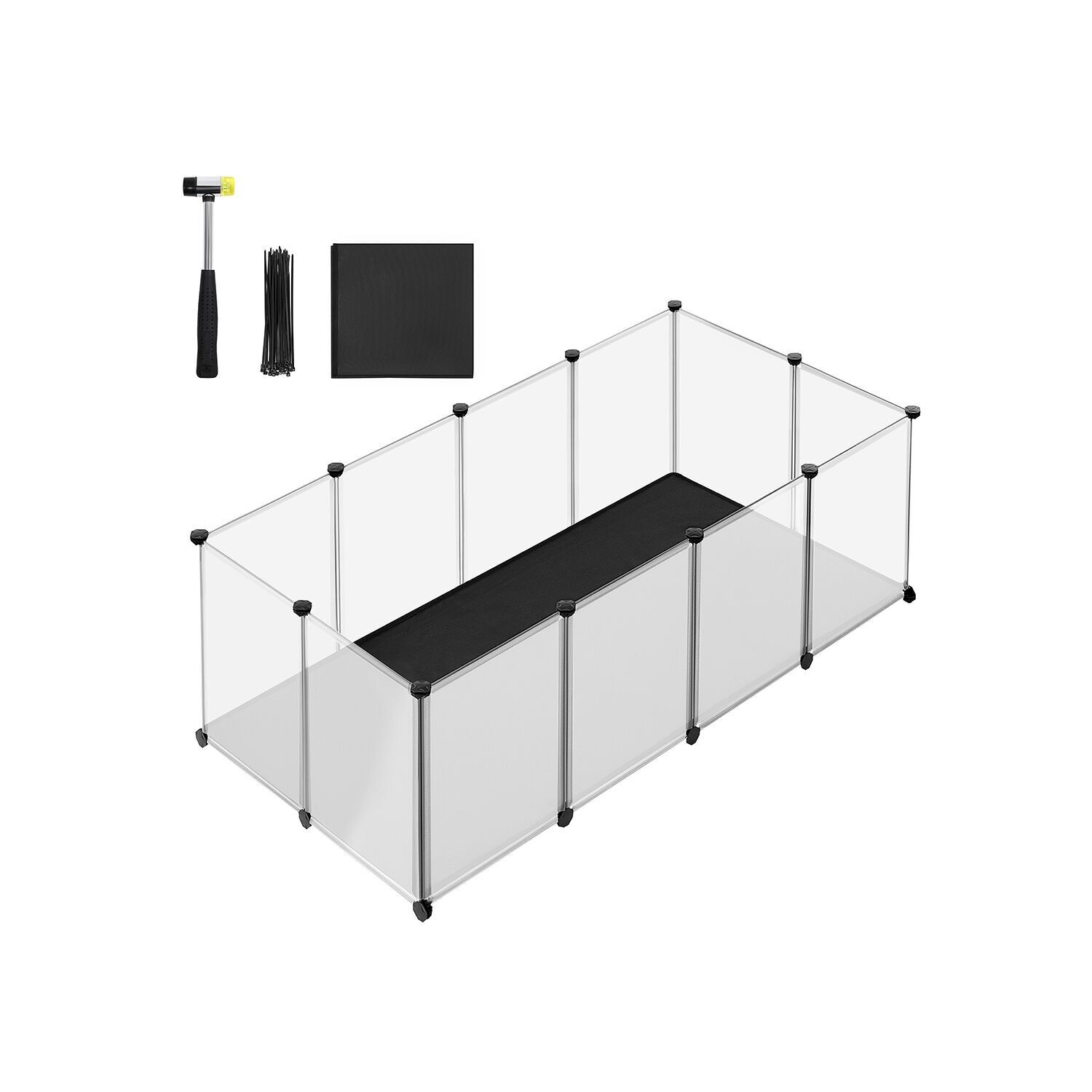 Piccolo spazio di archiviazione con pavimento in assi 143 x 73 x 46 cm