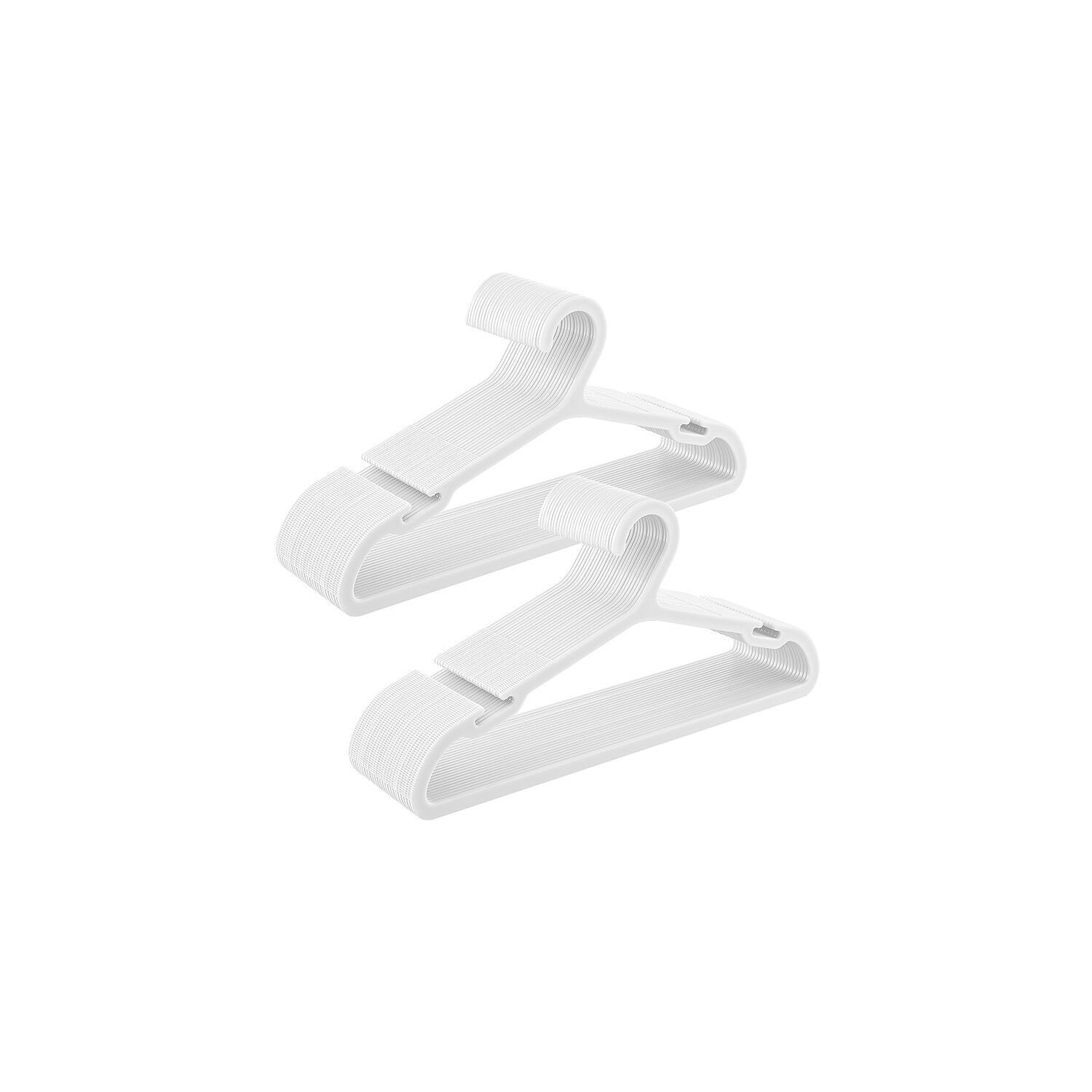 Grucce in plastica, set da 50, 41,7 cm, lavorate a maglia, bianco nuvola