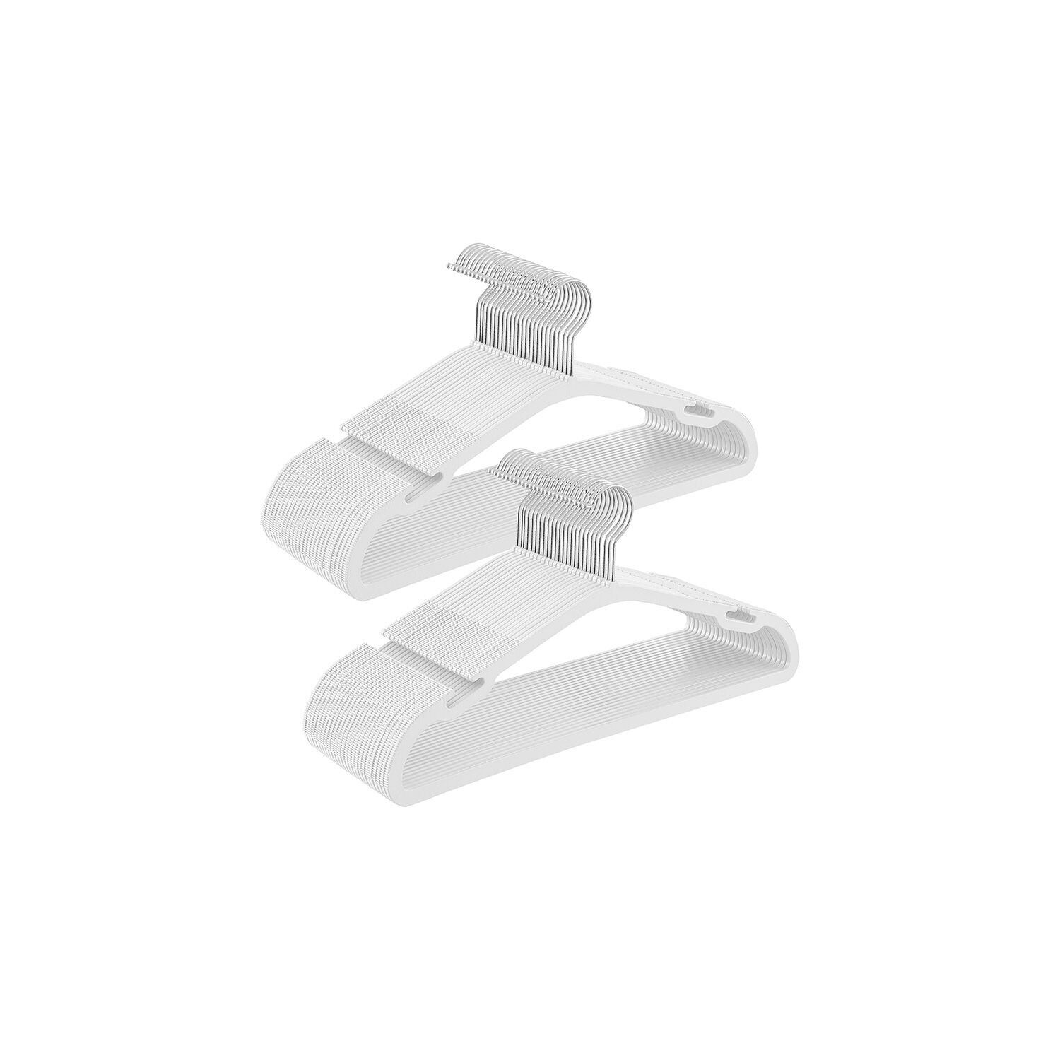 Appendino in plastica con ganci girevoli, bianco nuvola - 41,6 x 21,4 cm