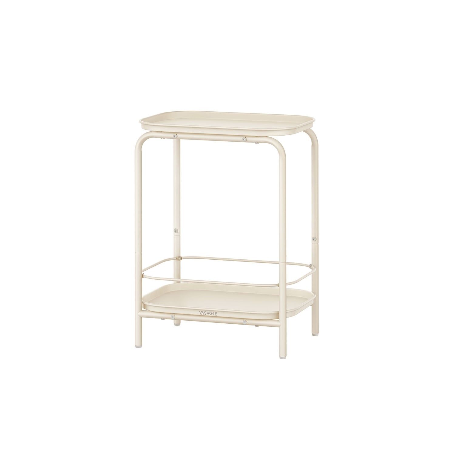 Bellissimo con 2 moderni Ebony Cream White - 30 x 40 x 56 cm