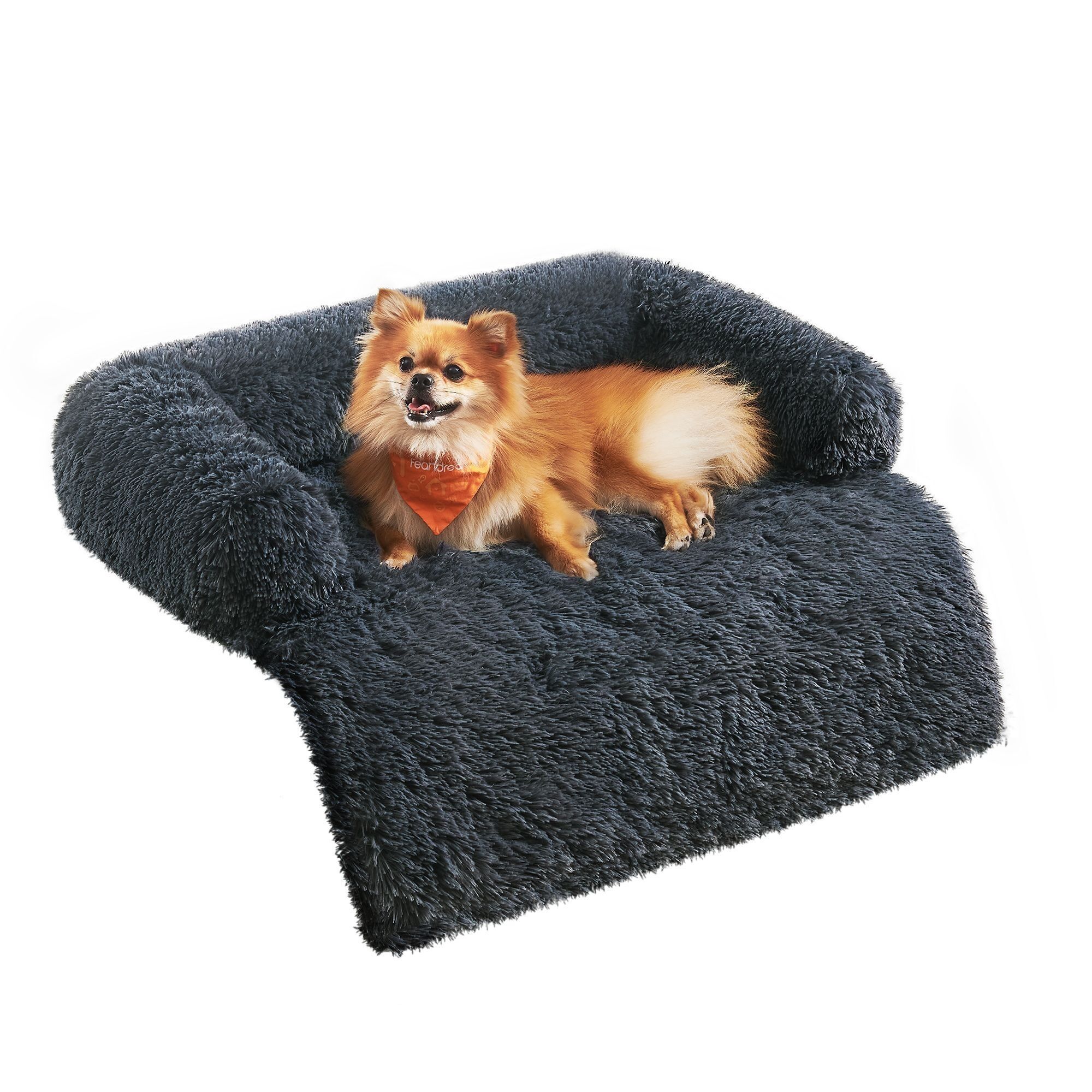 Mooistoerwonen FluffyHug Cuccia per cani in peluche, Coperta per cani, Divano protettivo per cani, Cuscino per cani, Taglia M, per cani di piccola e media taglia, 80 x 75 x 16 cm