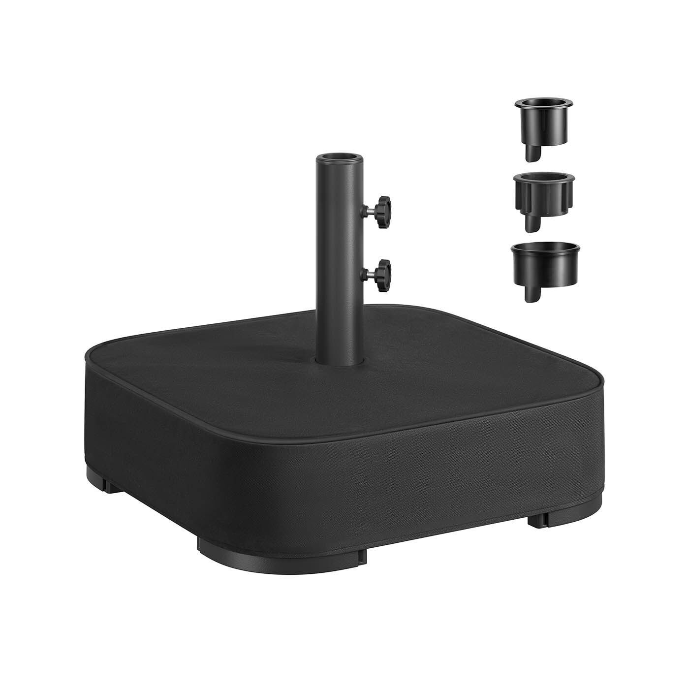 Base quadrata per ombrellone da 1,5-3 m, nera