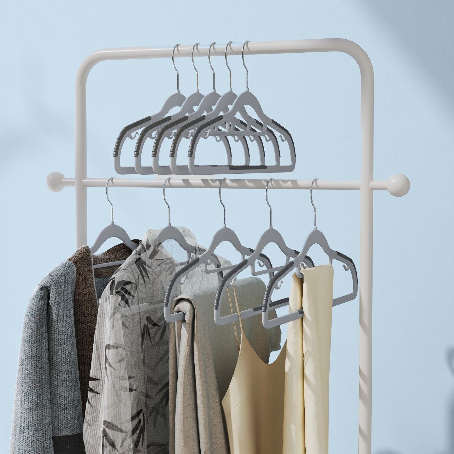 Grucce in plastica, set da 50, grucce - 42 x 0,6 x 21,5 cm