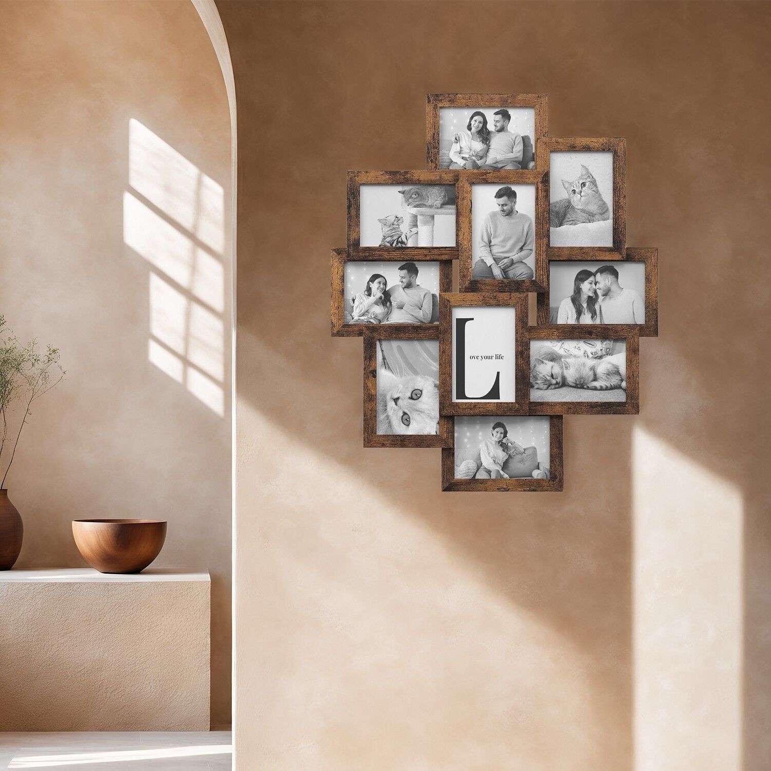 Collage di cornici per foto, 10 cornici per foto 10x15 cm, collage di foto