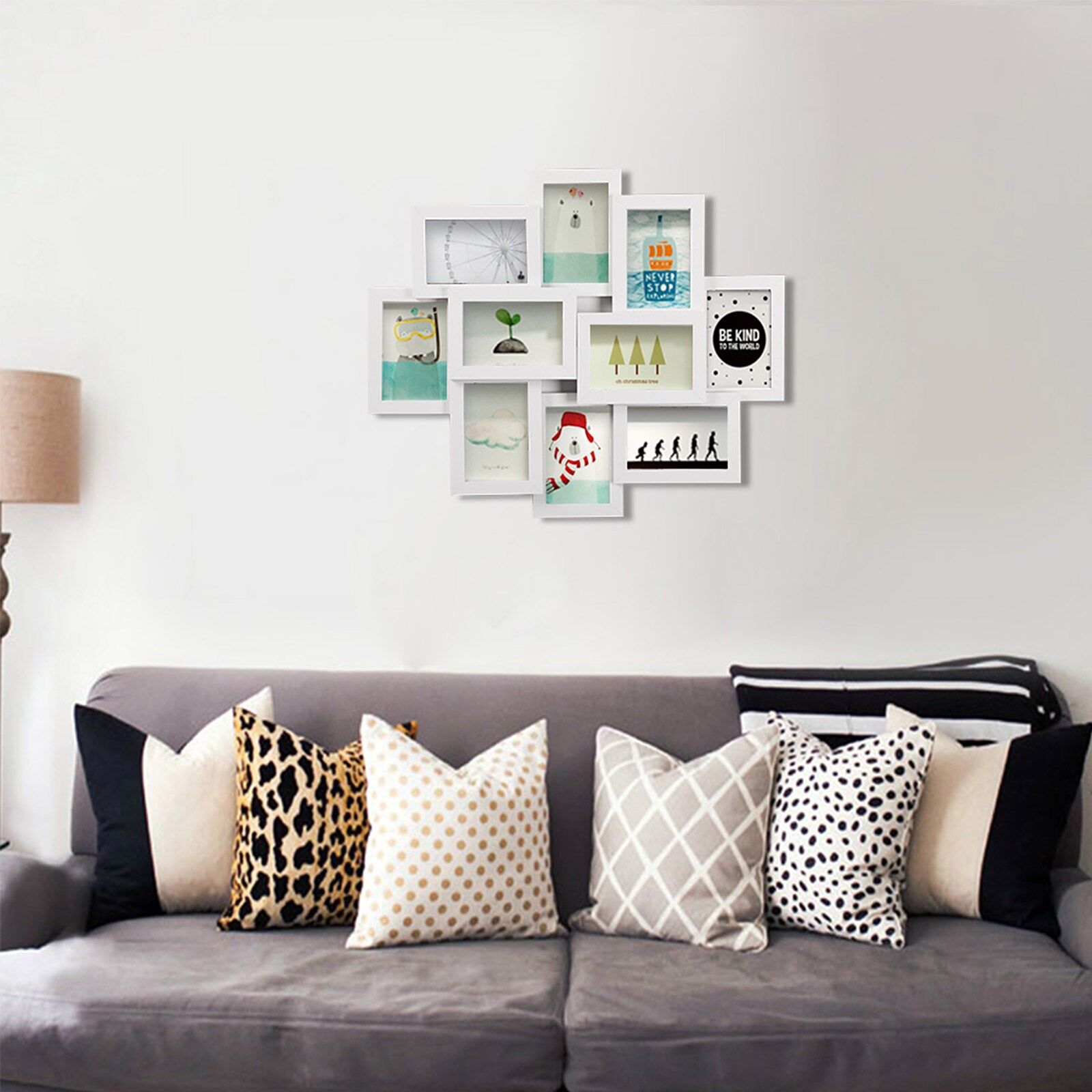 Collage di cornici per foto, 10 cornici per foto 10 x 15 cm, collage di foto 1