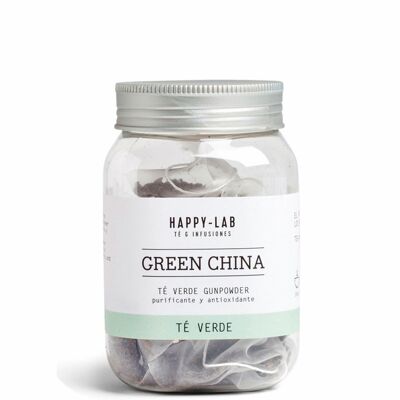 CINA VERDE - Polvere da sparo di tè verde. Purificante e antiossidante