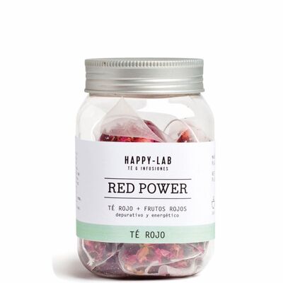 RED POWER - HAPPY-LAB. Red tea + Red fruits.
