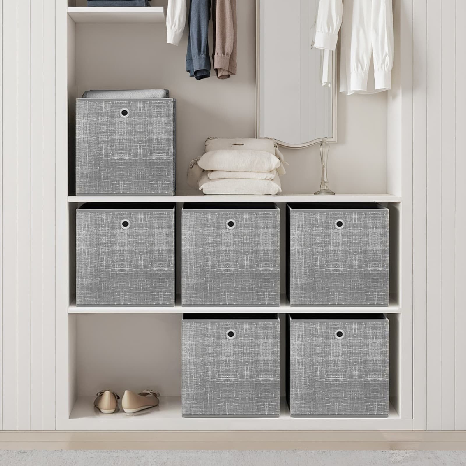 Scatole portaoggetti, scatole organizzative, scatole organizzative - 30 x 30 x 30 cm