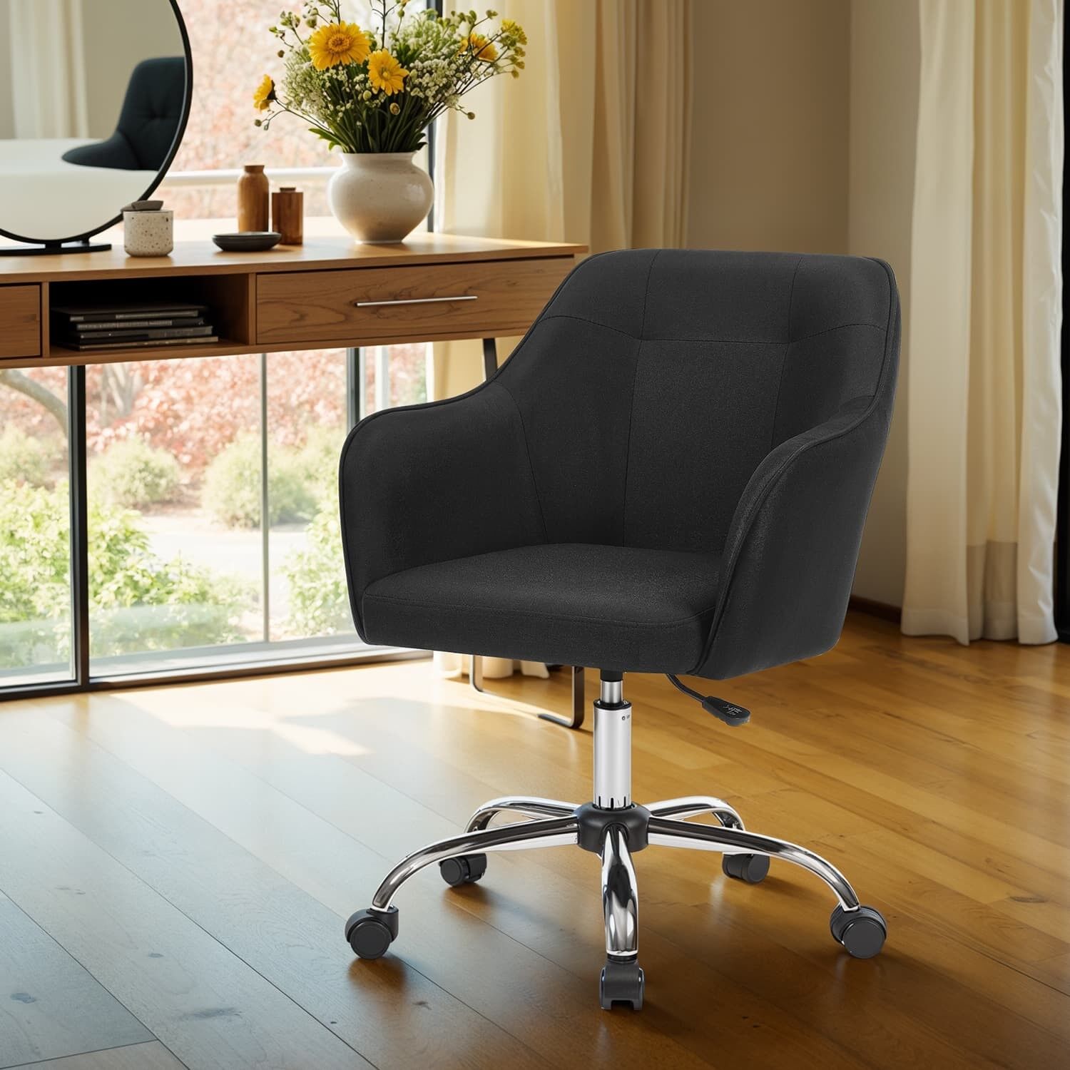 Sedia da ufficio, sedia girevole, sedia da scrivania - 55 cm