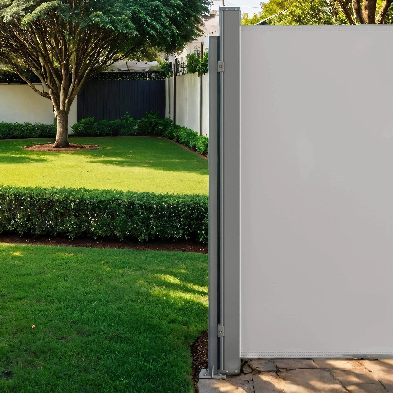 Asta di supporto per cassonetto della tenda da sole, adatta solo per tenda da sole monofacciale Mooistoerwonen con asta di supporto in acciaio - 11,5 x 11,5 x 152 cm 1